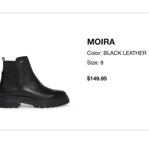 Steve Madden Moira Chelsea Boot in Color Black Leather - Picture 11 of 11